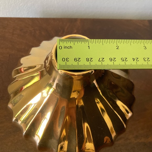 Jonathan Adler Lantern Collection Gold Vase - Picture 4 of 5